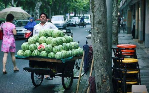 浦东人吃瓜卖瓜